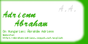 adrienn abraham business card